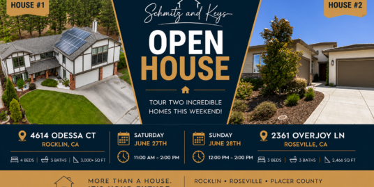 2 open houses